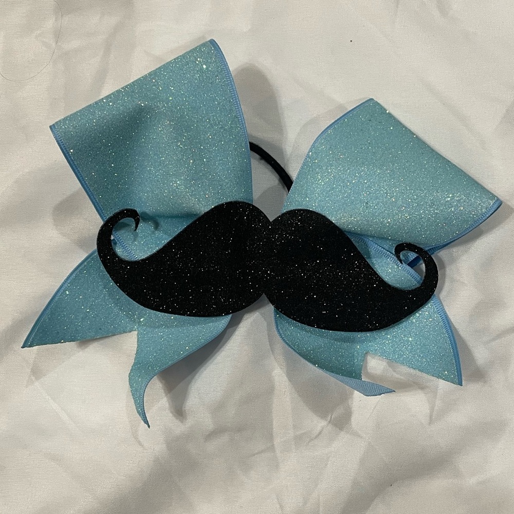 Mustache Hair Bow